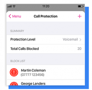 call blocker list